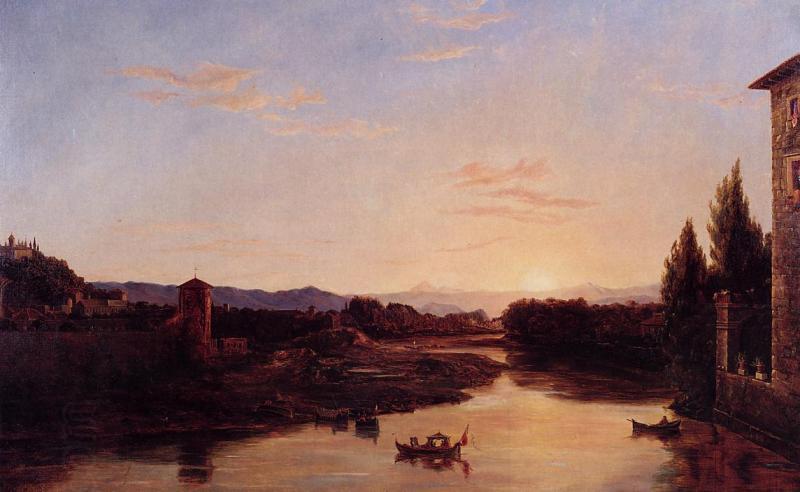 Thomas Cole Sunset of the Arno China oil painting art